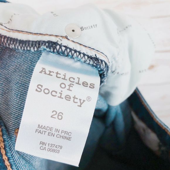 Articles Of Society Jeans Size 26 Sarah Skinny - Picture 9 of 10